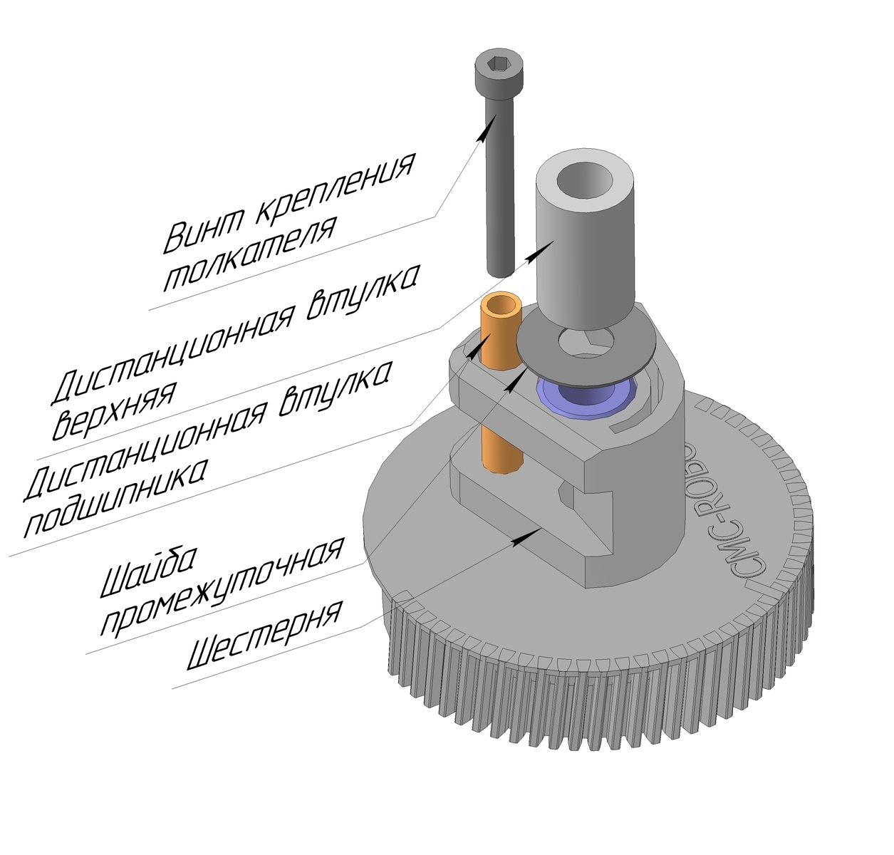 Шестерня редуктора блендера филипс